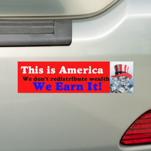 We verdienen het bumpersticker (Op auto)