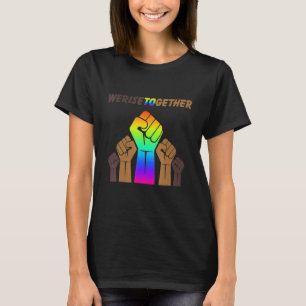 We verenigen sociale rechtvaardigheid t-shirt