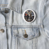 We vergeten de Russisch-Japanse oorlog Ronde Button 5,7 Cm (In situ)