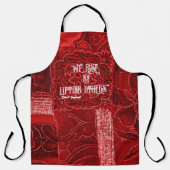 We verhogen door andere Schort Red Patchwork op te (Voorkant)