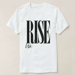 We verhogen het gebruik van Typografie Motivatie G T-shirt