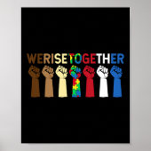 We verhogen samen Puzzle Inspirerend Autisme Poster (Voorkant)