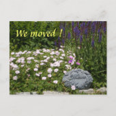 We verhuisden ! aankondigingskaart (Voorkant)