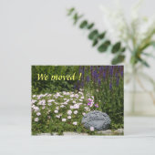We verhuisden ! aankondigingskaart (Staand voorkant)