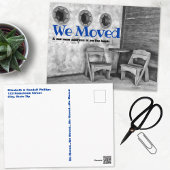 We verhuisden Adirondack Chairs Monochrome aankond Briefkaart