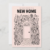 We verhuisden adres veranderen tuindeur digitale K Kaart (Voorkant)