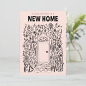 We verhuisden adres veranderen tuindeur digitale K Kaart (Staand voorkant)