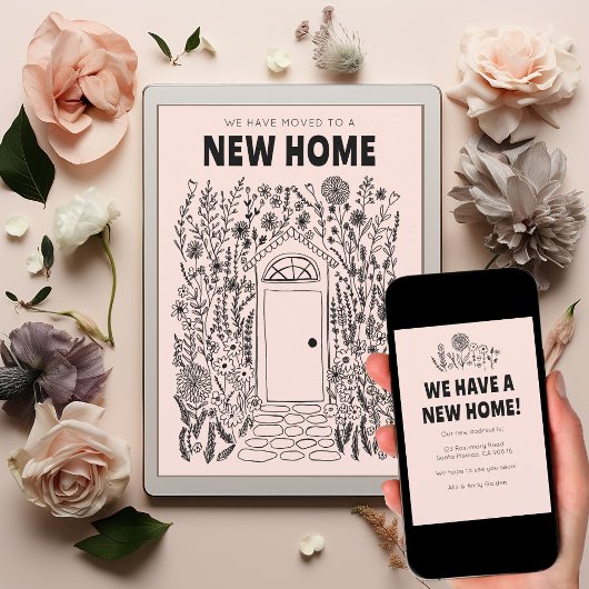 We verhuisden adres veranderen tuindeur digitale K Kaart