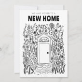 We verhuisden adres veranderen tuindeur digitale K Kaart (Voorkant)