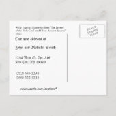 We verhuisden adres wijzigen  fantasieslot aankondigingskaart (Achterkant)