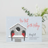 We verhuisden kerstKaarten Feestdagenkaart (Staand voorkant)