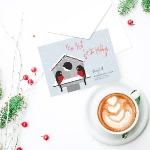 We verhuisden kerstKaarten Feestdagenkaart