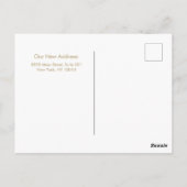 We verhuisden Monstera Tropical Leaf Kerstpostca Briefkaart (Achterkant)