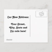 We verhuisden naar Chihuahua Aankondigingskaart (Achterkant)