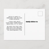 We verhuisden naar een nieuw huisadres Foto verhui Aankondigingskaart (Achterkant)