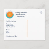 We verhuisden naar Florida Beach Verandering van a Aankondigingskaart (Achterkant)