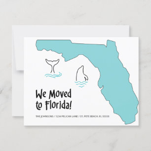We verhuisden naar Florida Kaart en Dolfijnen Nieu