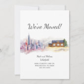 We verhuisden naar het land aankondiging (Voorkant)