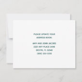 We verhuisden naar het nieuwe adres van de Kustban Aankondiging (Achterkant)