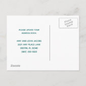 We verhuisden naar het nieuwe adres van de Kustban Aankondigingskaart (Achterkant)