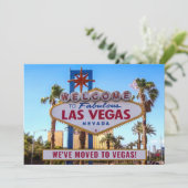 We verhuisden naar Las Vegas New Home Aankondiging (Staand voorkant)