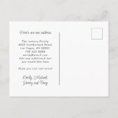 We verhuisden naar Las Vegas New Home Aankondigingskaart (Achterkant)