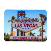 We verhuisden naar Las Vegas New Home Magneet (Horizontaal)