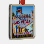We verhuisden naar Las Vegas New Home Metalen Ornament (Rechts)