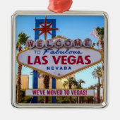 We verhuisden naar Las Vegas New Home Metalen Ornament (Voorkant)