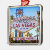 We verhuisden naar Las Vegas New Home Metalen Ornament (Links)