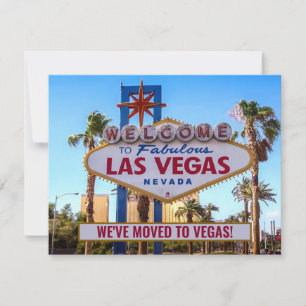 We verhuisden naar Las Vegas Nieuw Thuis Aankondiging