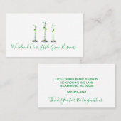 We verhuisden naar Lucky Bamboo Visitekaartje (Voorkant / Achterkant)