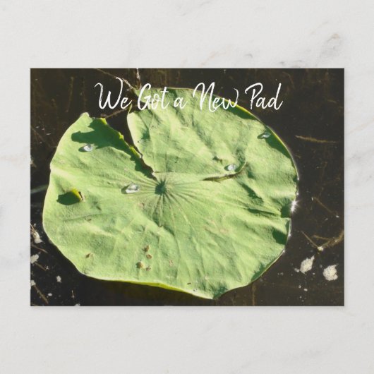 We verhuisden | Nieuw huis | Nieuw adres Briefkaart (Voorkant)