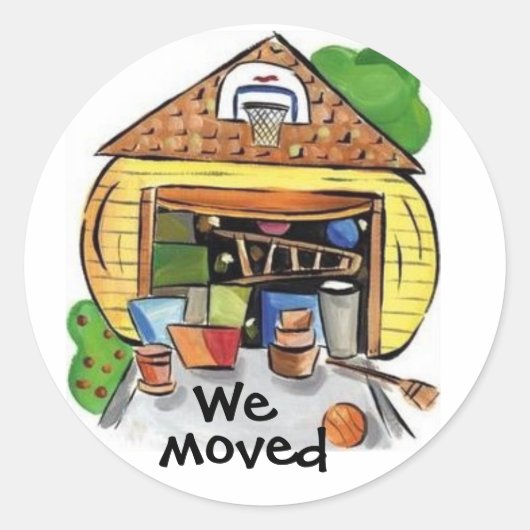 We verhuisden sticker (Voorkant)