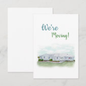 "We verhuizen" Aankondiging Kaart (Voorkant / Achterkant)