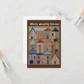 We verhuizen een huiskaart. kaart (Voorkant / Achterkant in situ)