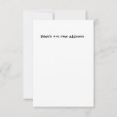 We verhuizen een huiskaart. kaart (Achterkant)