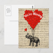 We verhuizen huis briefkaart (Voorkant / Achterkant)