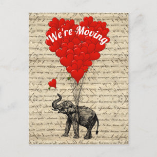 We verhuizen huis briefkaart