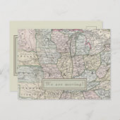 We verhuizen naar.. Aangepaste staat Verenigde St Briefkaart (Voorkant / Achterkant)