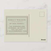 We verhuizen naar.. Aangepaste staat Verenigde St Briefkaart (Achterkant)