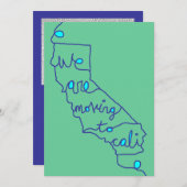 we verhuizen naar cali aankondiging (Voorkant / Achterkant)