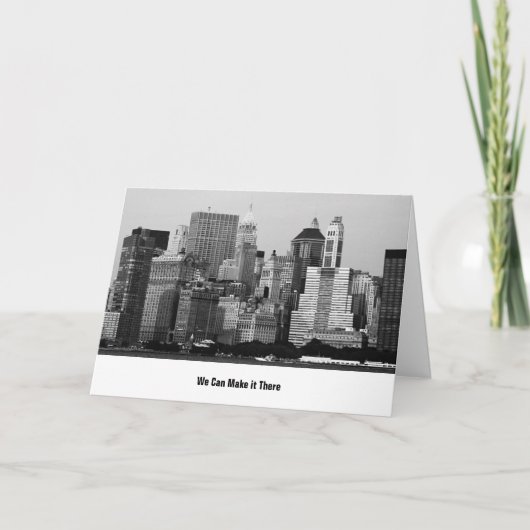 We verhuizen naar New York Aankondiging (Voorkant)