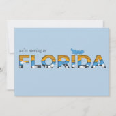 We verhuizen naar tropisch Florida Aankondiging (Voorkant)