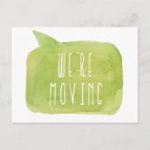 We verhuizen New Address House Home Photo Briefkaa Aankondigingskaart (Voorkant)