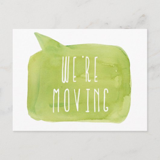 We verhuizen New Address House Home Photo Briefkaa Aankondigingskaart (Voorkant)