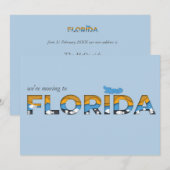 We verhuizen Tropisch Florida  Aankondiging (Voorkant / Achterkant)