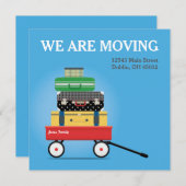 We Verhuizen - Verplaatsbare Verhuis Aankondigings Aankondiging (Voorkant / Achterkant)