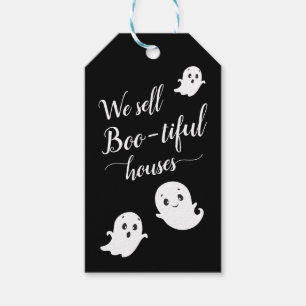We verkopen mooie huizen Realtor Marketing Cadeaulabel