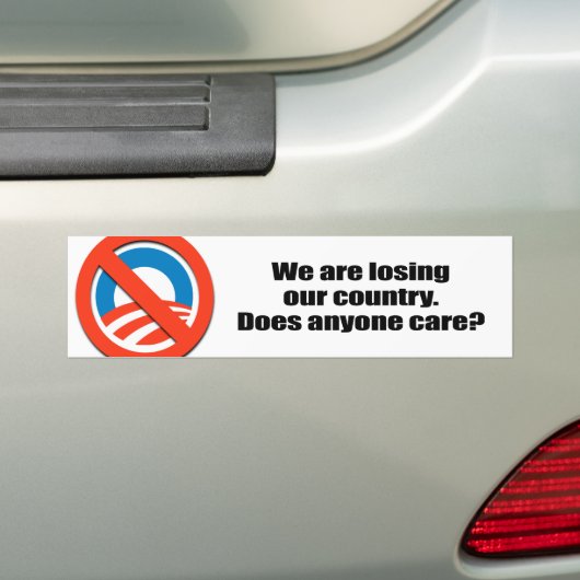 We verliezen ons land - Maakt het iedereen uit Bumpersticker (Op auto)